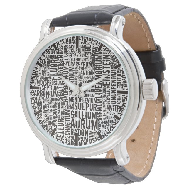 Reloj De Pulsera Elementos Químicos (Angular)