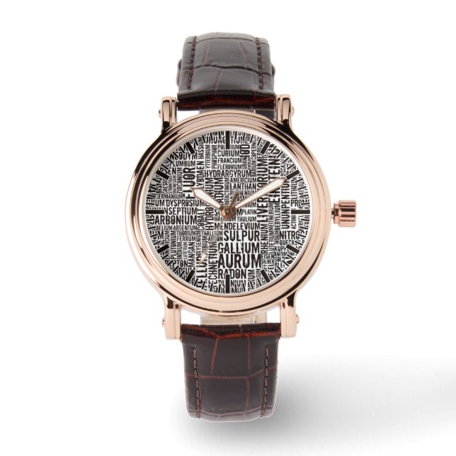 Reloj De Pulsera Elementos químicos (Anverso)