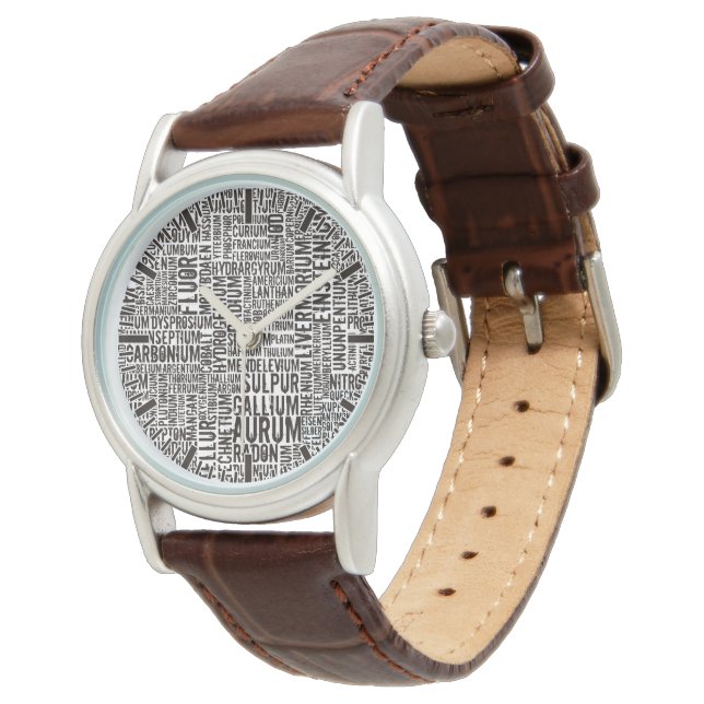 Reloj De Pulsera Elementos Químicos (Angular)