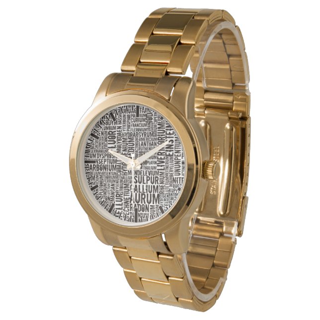 Reloj De Pulsera Elementos Químicos (Angular)