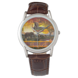 Reloj De Pulsera Elephant Guardian "ata ese empate"