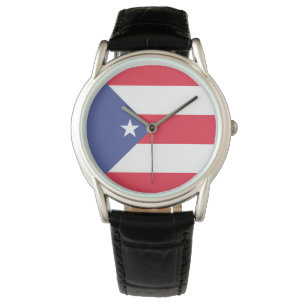 Reloj De Pulsera Emblema de bandera de Puerto Rico