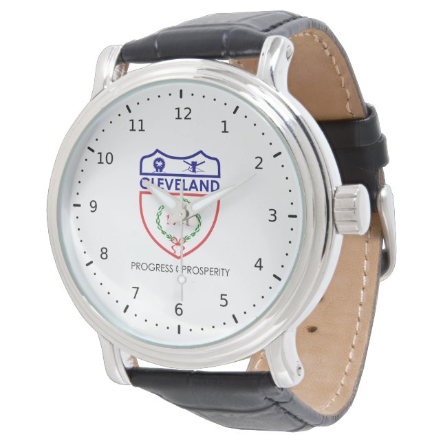 Reloj De Pulsera Emblema de Cleveland, Ohio (Angular)