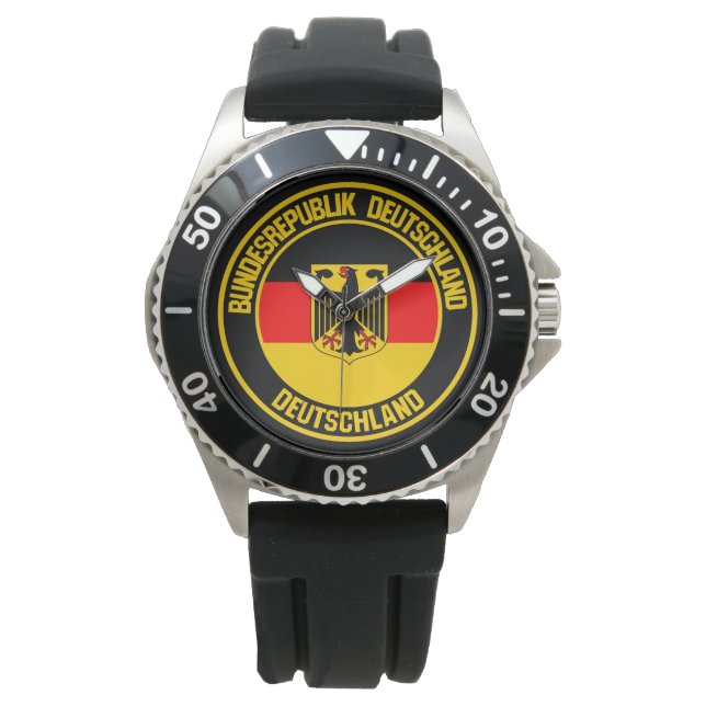 Reloj De Pulsera Emblema de la Ronda Alemania (Anverso)
