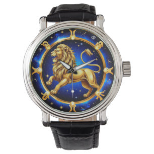 Reloj De Pulsera Emblema de Leo del Zodiaco