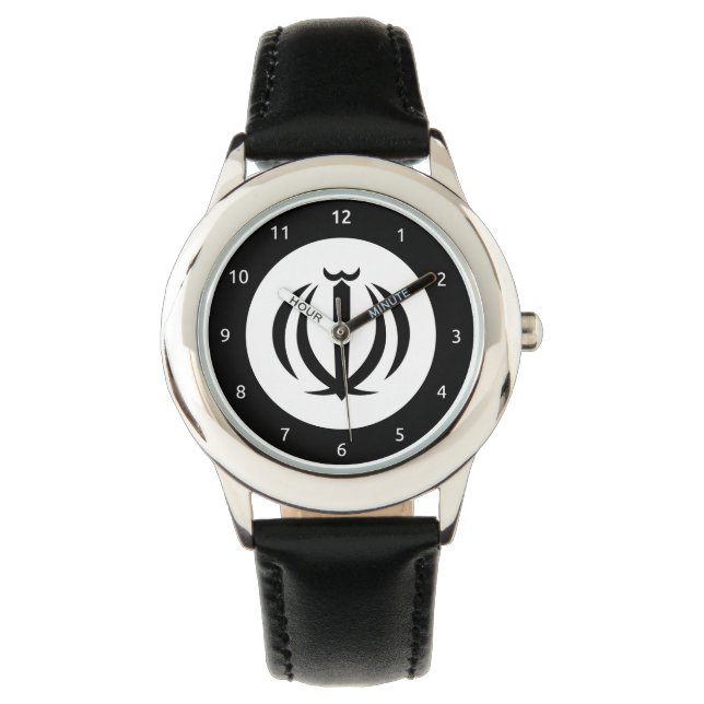 Reloj De Pulsera Emblema iraní (persa) Watch (Anverso)