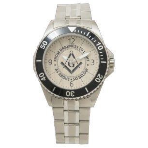 Reloj De Pulsera emblema masónico