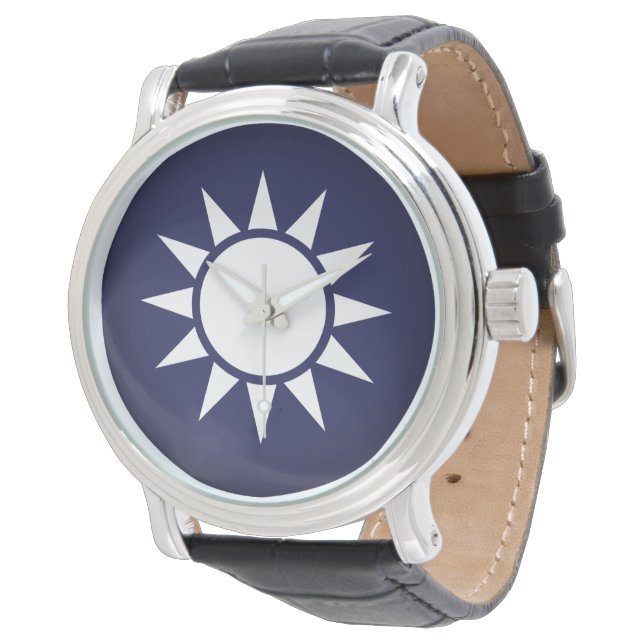 Reloj De Pulsera Emblema nacional de Taiwan Watch (Angular)