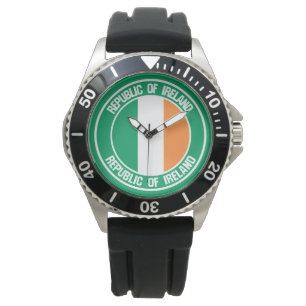 Reloj De Pulsera Emblema redondo de Irlanda