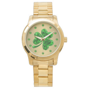 Reloj De Pulsera Emerald Shamrock