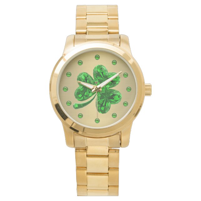 Reloj De Pulsera Emerald Shamrock (Anverso)