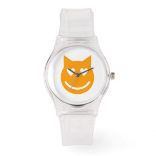 Reloj De Pulsera Emoji de ojos en forma de corazón