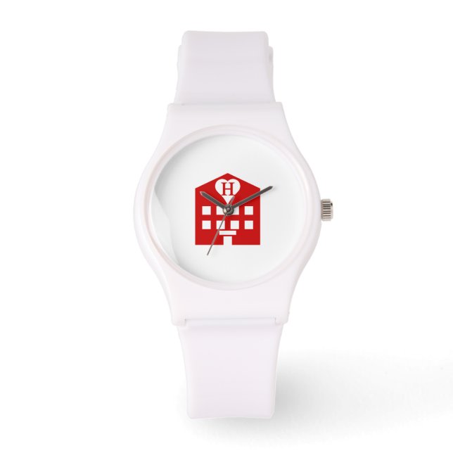 Reloj De Pulsera Emoji japonesa del Love Hotel (Anverso)
