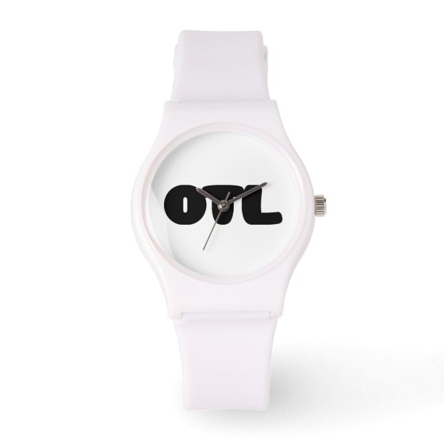 Reloj De Pulsera Emoticon OTL ~ Argot coreano (Anverso)