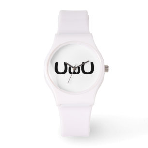 Reloj De Pulsera Emoticono de Anime Face Feliz