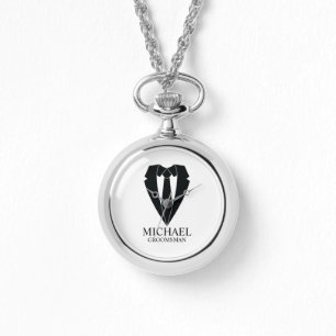 Reloj De Pulsera Empleos Bodas negros y armadores personalizados