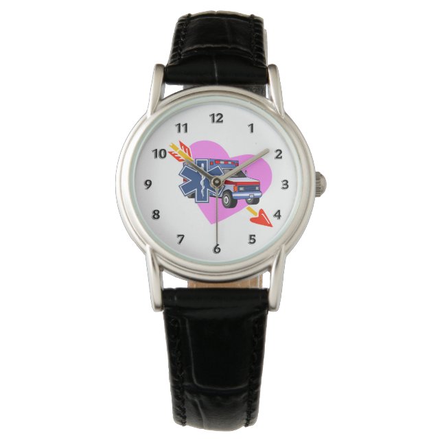 Reloj De Pulsera EMS Corazón de atención (Anverso)