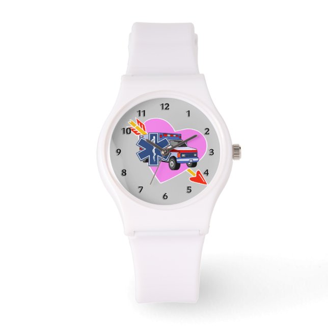 Reloj De Pulsera EMS Corazón de atención (Anverso)