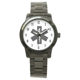 Reloj De Pulsera EMS EMT Estrella paramédica de rescate