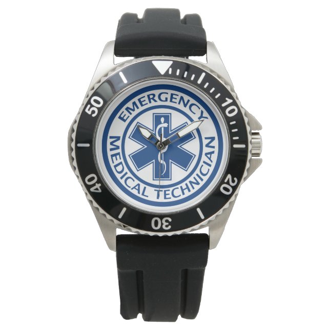 Reloj De Pulsera EMS EMT paramédico (Anverso)