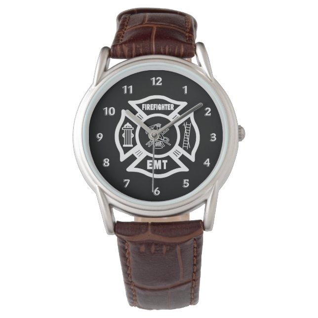 Reloj De Pulsera EMT para bomberos (Anverso)