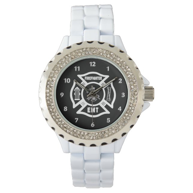 Reloj De Pulsera EMT para bomberos (Anverso)