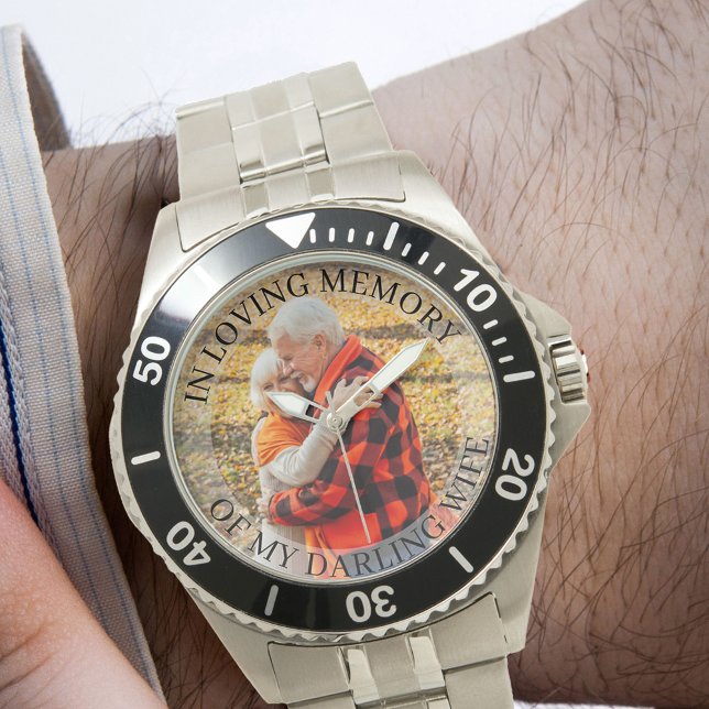 Reloj De Pulsera En el recuerdo amoroso de la memoria (Remembrance photo watch)