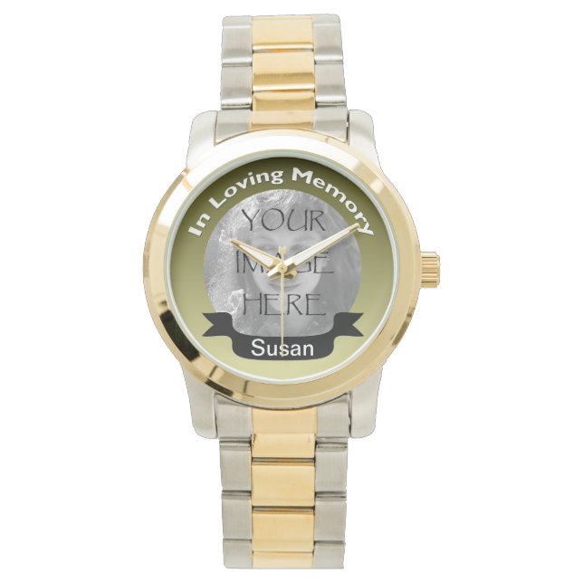 Reloj De Pulsera En La Memoria Amable De La Vigilancia Fotográfica  (Anverso)