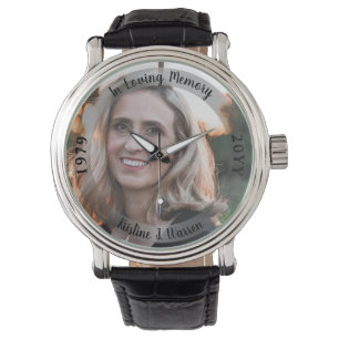 Reloj De Pulsera En la memoria amorosa Foto conmemorativa del nacim