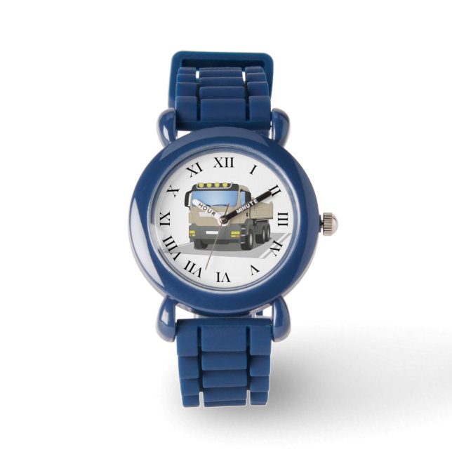 Reloj De Pulsera en obras grises CAMIÓN (Anverso)