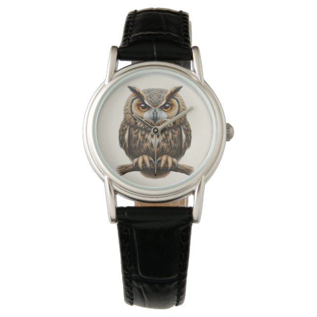 Reloj De Pulsera Encantadora Leche de Lechuza (Anverso)