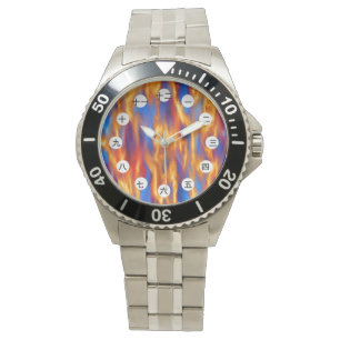 Reloj De Pulsera Encendido (cara japonesa) por Kenneth Yoncich