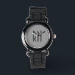 Reloj De Pulsera Enfermera inscrita Purpurina de espuma de plata RN<br><div class="desc">Enfermera inscrita en el registro de mujeres RN Silver Sparkle Purpurina Watch. La cara de reloj de pulsera es de color gris claro y "RN" impreso en gris oscuro. La banda es purpurina de plata. Personalizar la cara de reloj al color de elección y también el tipo de letra. Este...</div>