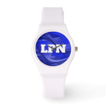 Enfermera LPN Guay Blue Design Watch