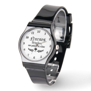 Reloj De Pulsera Enfermera salvando vidas arte de palabras