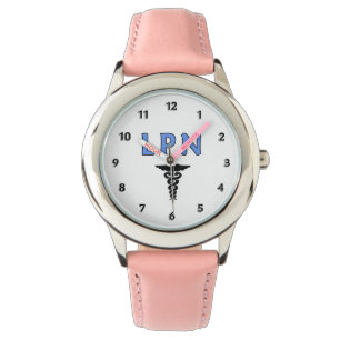 Reloj De Pulsera Enfermeras LPN Caduceus