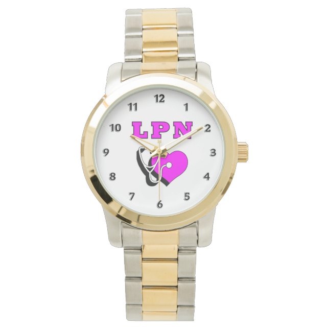 Reloj De Pulsera Enfermeras RN LPN Enfermería (Anverso)