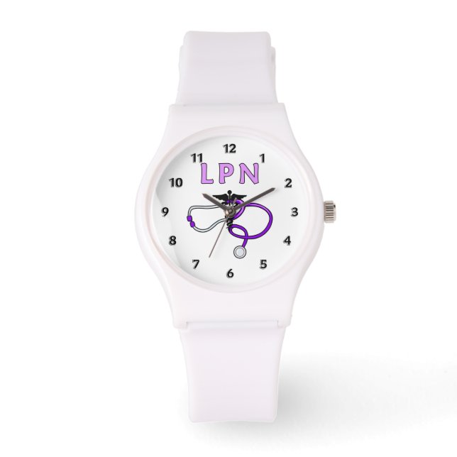 Reloj De Pulsera Enfermeras RN LPN Enfermería (Anverso)