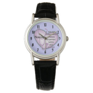 Reloj De Pulsera Enfermero cardíaco púrpura anestesista