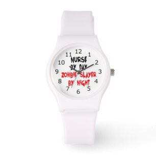 Reloj De Pulsera Enfermero Zombie Slayer