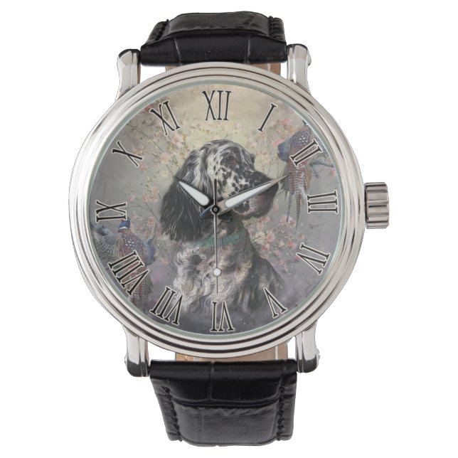 Reloj De Pulsera English Setter (Anverso)