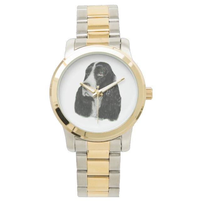 Reloj De Pulsera English Springer Spaniel (Anverso)