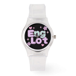 Reloj De Pulsera Englot Kawaii Bubble Letter