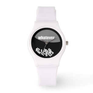 Reloj De Pulsera Ennegrézcase cualesquiera números sucios