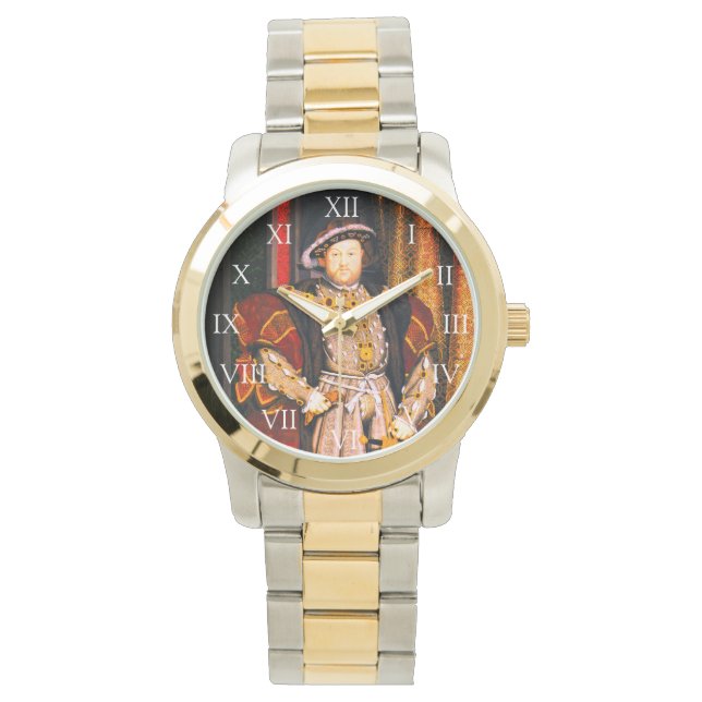 Reloj De Pulsera Enrique VIII Tudores Historia Rey Inglaterra seis  (Anverso)