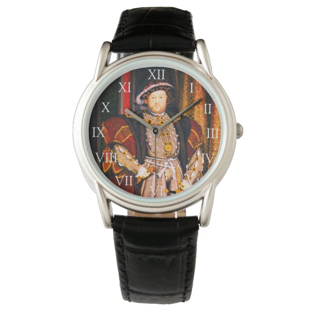 Reloj De Pulsera Enrique VIII Tudores Historia Rey Inglaterra seis  (Anverso)