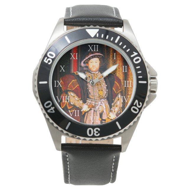 Reloj De Pulsera Enrique VIII Tudores Historia Rey Inglaterra seis  (Anverso)