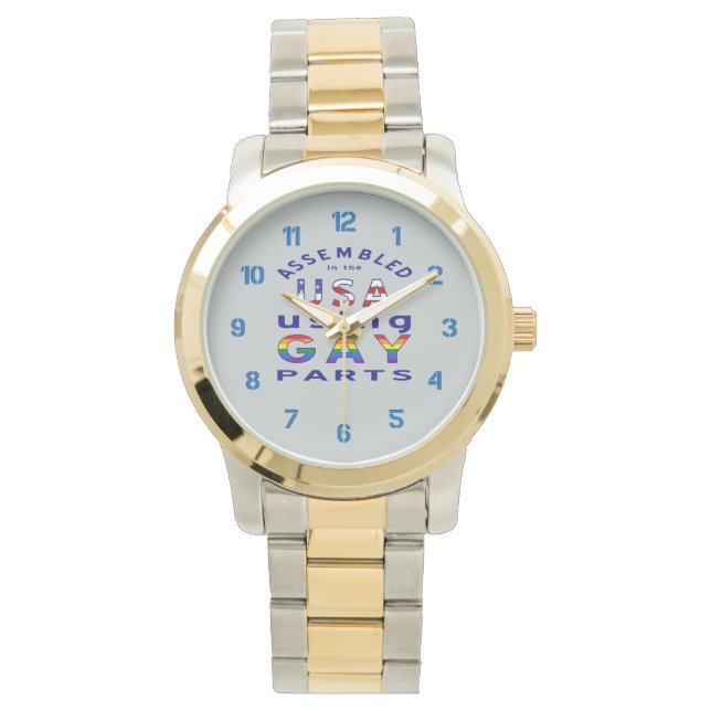 Reloj De Pulsera Ensamble en partes gais de EE. UU. (Anverso)