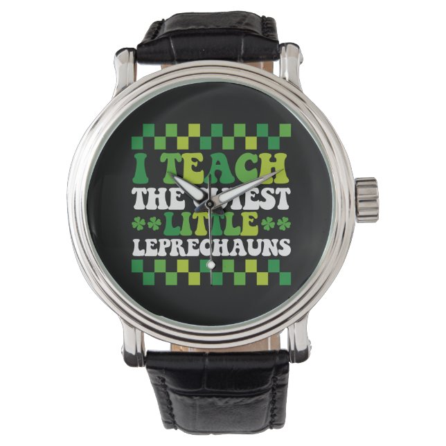 Reloj De Pulsera Enseño a los duendecillos más lindos maestro (Anverso)