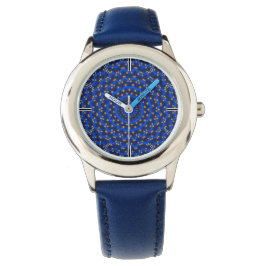 Reloj De Pulsera Ente auf Blau Kaleidoscope Pequeño